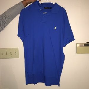 royal blue polo